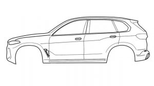 How to draw a BMW X5 2020 / drawing bmw x5m step by step easy.