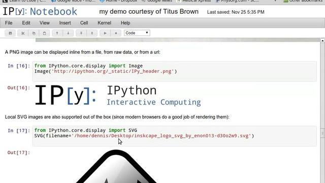 ipython notebook ipynb getting images to load locally смотреть онлайн