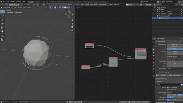 Abstract Shapes Animation with Random Colors | Blender 2.901 | EEVEE смотреть онлайн