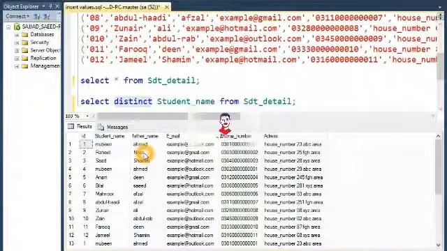 09 | DISTINCT query in SQL, why we use DISTINCT Query in MS SQL SERVER in urdu/hindi смотреть онлайн