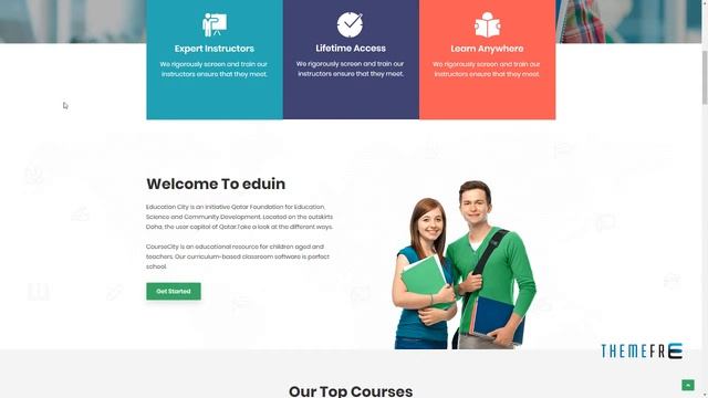 Eduin - Online Course WordPress Theme Byron Gordian смотреть онлайн