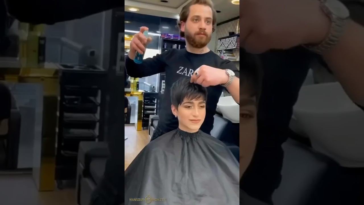Стрижка Пикси /Кардинальная смена имиджа /Pixie haircut / Cardinal image change смотреть онлайн