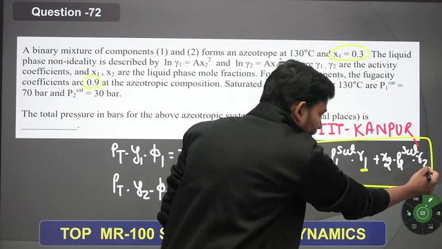 Top MR100 Series | Solution Thermodynamics | CH - 10 | Rank Improvement Series | Manish Rajput смотреть онлайн