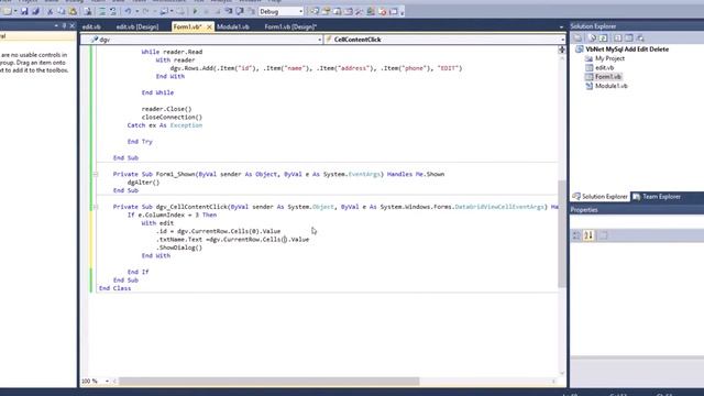 Visual Basic and MySQL Add Edit Delete Search Part 2 смотреть онлайн