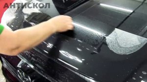 Оклейка капота(полоска) автомобиля Toyota RAV4 /Тойота Рав4  пленкой  Never Scratch/Невер Скрейч