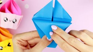 Оригами КАПКЕЙК Коробочка из бумаги | DIY Подарок на День рождения | Origami Paper Cupcake