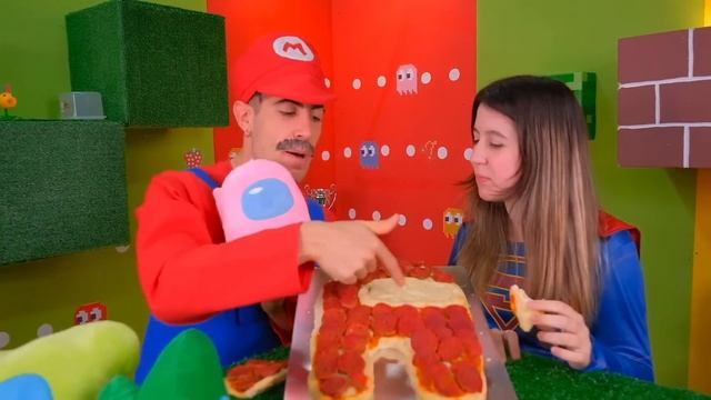 COMIENDO COMIDA DE VIDEOJUEGOS !! смотреть онлайн