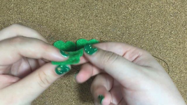 DIY felt fabric four leaf clover | St. Patrick's Day смотреть онлайн