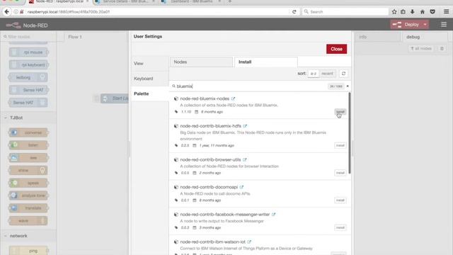 Train TJBot to Send a Text Message in Node-RED смотреть онлайн