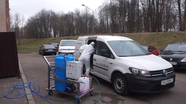 Оборудование для дезинфекции AQT в работе смотреть онлайн