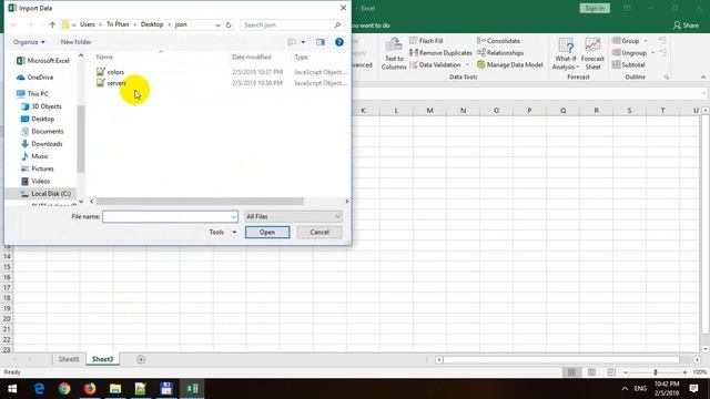 Import JSON File into Excel 2019 смотреть онлайн