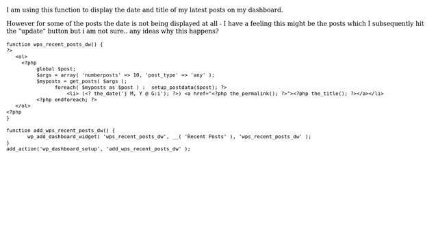 Wordpress: Empty Date Returned on my function (2 Solutions!!) смотреть онлайн