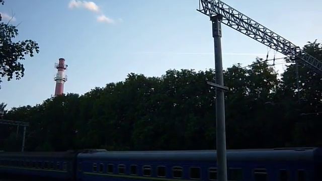 ЧС7 с фирменным поездом№005Я "Украина" Москва-Киев перегон Нара-Латышская 10.06.2015 смотреть онлайн