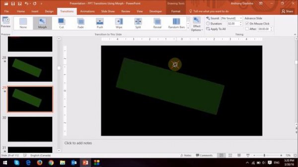 How to Use Morph Transition in PowerPoint