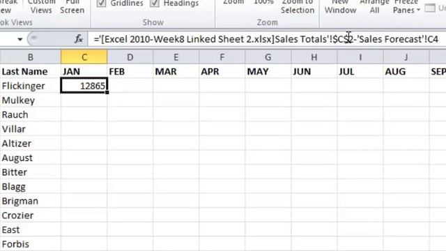 Excel 2010 Class Week 8: Part 2 of 2 (Linking Worksheets) смотреть онлайн