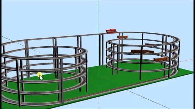 SCARM Model Trains Simulator - Gravity simulation смотреть онлайн