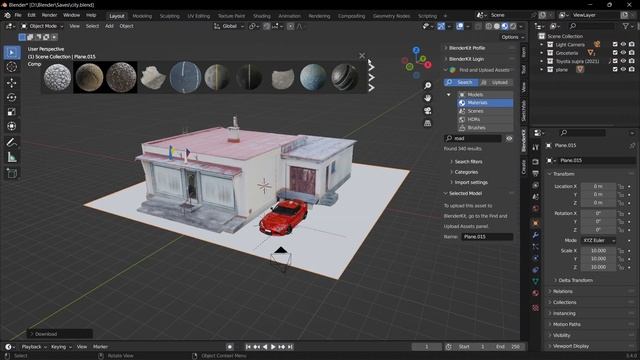 How to make a car Render in Blender | Supra 4K Render in Blender смотреть онлайн