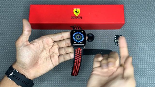 Ferrari Edition Apple Watch Series 6 Unboxing | Logo Series 6 Clone | Series 6 Watch смотреть онлайн