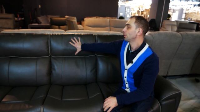 Кожаный Диван Маркезано с электрореклайнерами в подробном видеообзоре от Бенцони смотреть онлайн