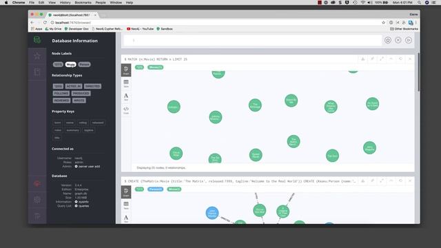 Getting Started with Neo4j Browser (v3.3.2) смотреть онлайн