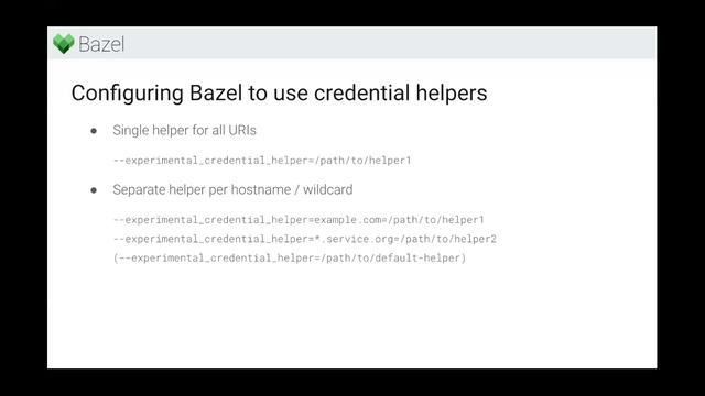 November 2022: Supplying Bazel with Credentials (Yannic Bonenberger, Tiago Quelhas) смотреть онлайн