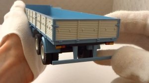 Полуприцеп бортовой МАЗ-5205А | Наш Автопром | Обзор масштабной модели 1:43