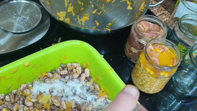 тушенка фасуля/горох з м'ясом . покроковий рецепт смотреть онлайн