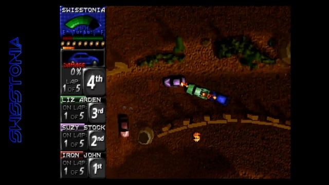 Classic Game Gameplay: Death Rally --- 1996, Apogee Software, MS-DOS смотреть онлайн