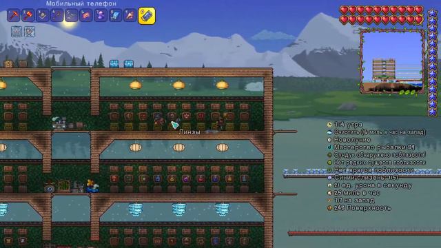 Стрим № 240 ► Terraria 1.4 ► № 27 Постройка новой свалки ►Мастер мод ► Багрянец + Порча смотреть онлайн