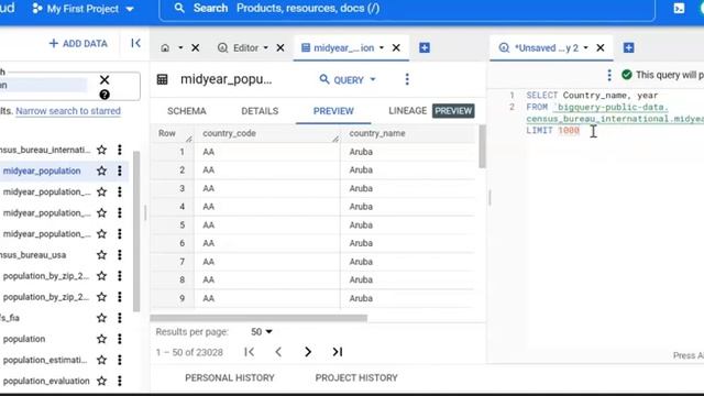 Using SQL on BigQuery Platform for free. Signup on BigQuery Sandbox first. смотреть онлайн