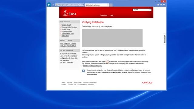 Java version 8 update 25 then 31 in Windows 8.1 смотреть онлайн