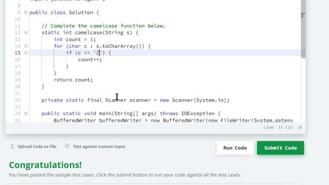 Java String - CamelCase смотреть онлайн