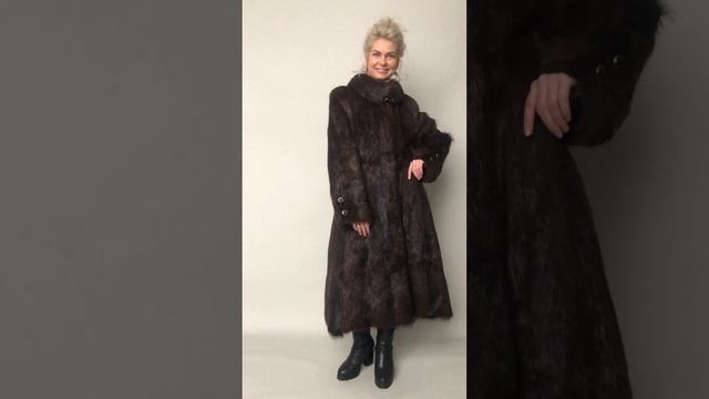 Шуба нутрия PRINCE'S купить за 5500 ₽ в комиссионном интернет-магазине FurPrice.ru р.48-50 /11580/ смотреть онлайн