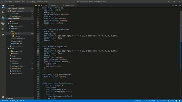 Create Charts Library with React #3. Library Specification and Example Page смотреть онлайн
