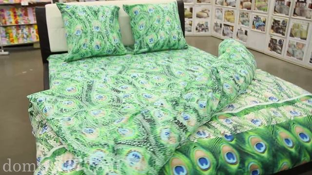 Постельное белье из перкаля "ЭКЗОТИКА1" Видеообзор/DomTex37 смотреть онлайн