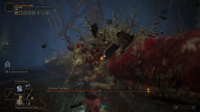 Elden Ring (Prisoner, 36) - Ulcerated Tree Spirit / The camera 🙄 (no summon) смотреть онлайн