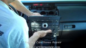 Mazda CX-7 Stereo Removal 2007-2009