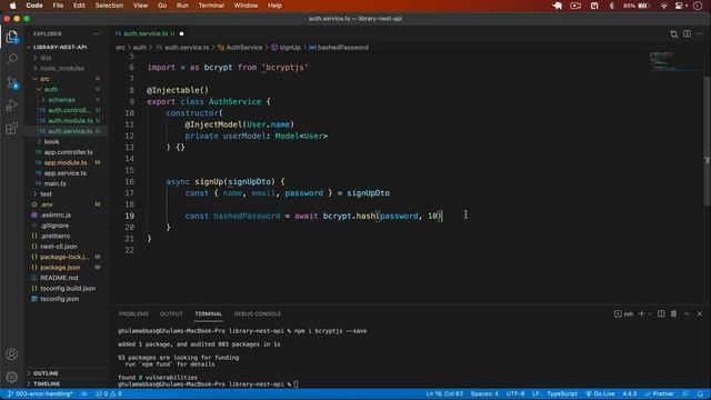 NestJs REST API with MongoDB #4 - Authentication, Login/Sign Up, assign JWT and more смотреть онлайн
