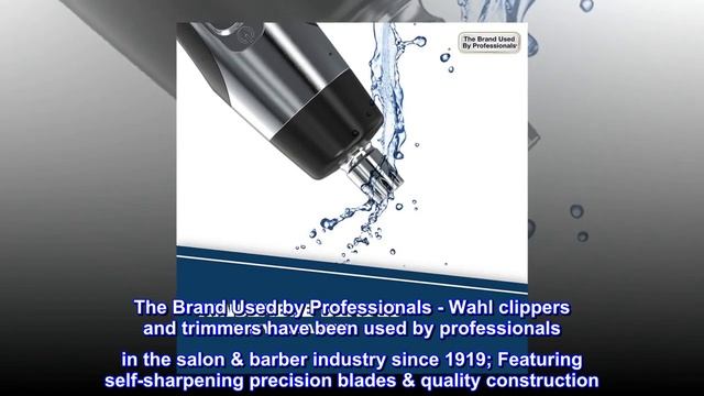 Wahl Lithium Powered Lighted Ear, Nose, & Brow Trimmer – Painless Eyebrow & Facial Hair Detail смотреть онлайн