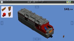 Электровоз ВЛ-80 из ЛЕГО (версия 2) (инструкция по сборке)