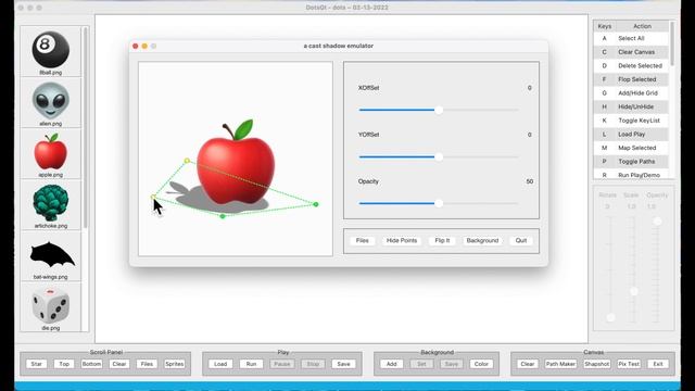 A cast shadow emulator in PyQt5, PIL, cv2 and numpy. смотреть онлайн