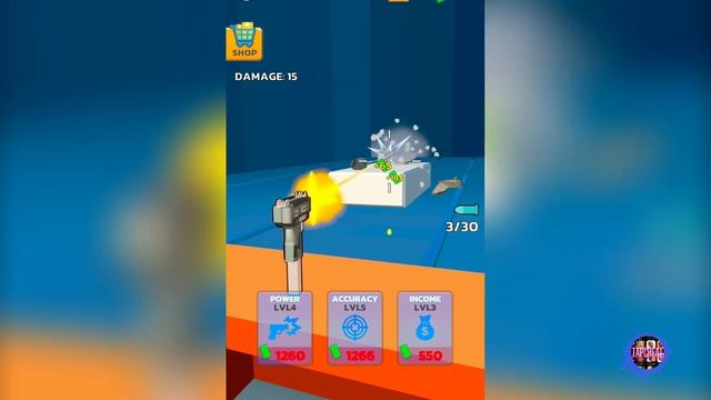 Cash Shooting Range - Gameplay Walkthrough Part 1 Tutorial Pistol & Uzi idle Game (iOS, Android) смотреть онлайн