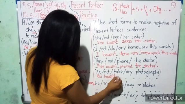 Practice : The Present Perfect Tense! ( channath teaching English) смотреть онлайн