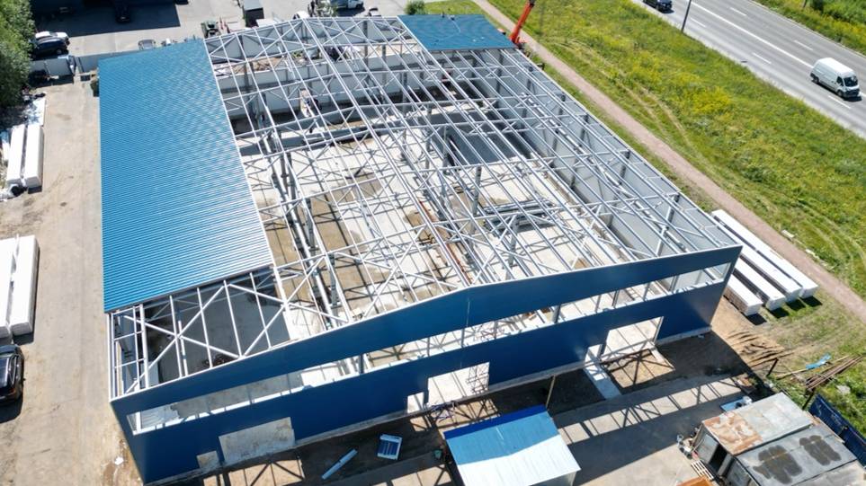 Строительство склада в Санкт-Петербурге! смотреть онлайн