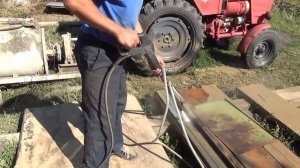 ГИДРОПЕСКОСТРУЙ  КЁРХЕР в действии