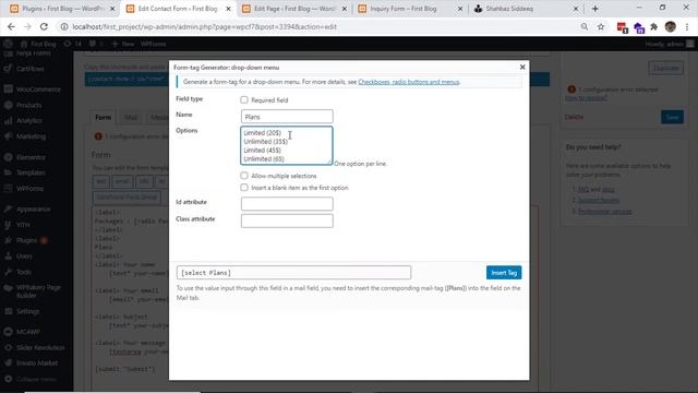 How to set Contact form 7 conditional fields HINDI / URDU | WordPress tutorial | Shahbaz Programme смотреть онлайн