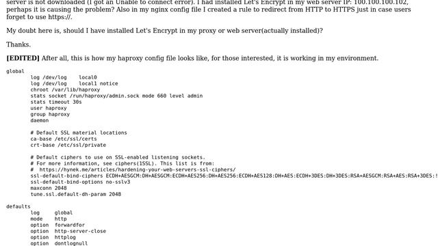 proxy haproxy or web server not rendering the content смотреть онлайн