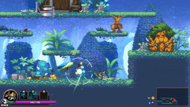 Let's Play Skul (Demo) - A 2D Roguelike Where You Switch Classes By Finding New Heads! смотреть онлайн