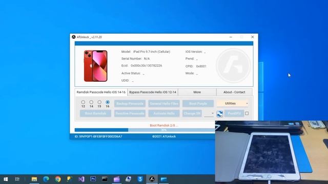Bypass Hello iPad Pro 9.7 iOS 16.x | ATUnlock смотреть онлайн