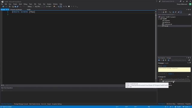 Database Change Tracking (With Visual Studio And Git) смотреть онлайн